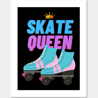 Roller Skating Queen Posters and Art